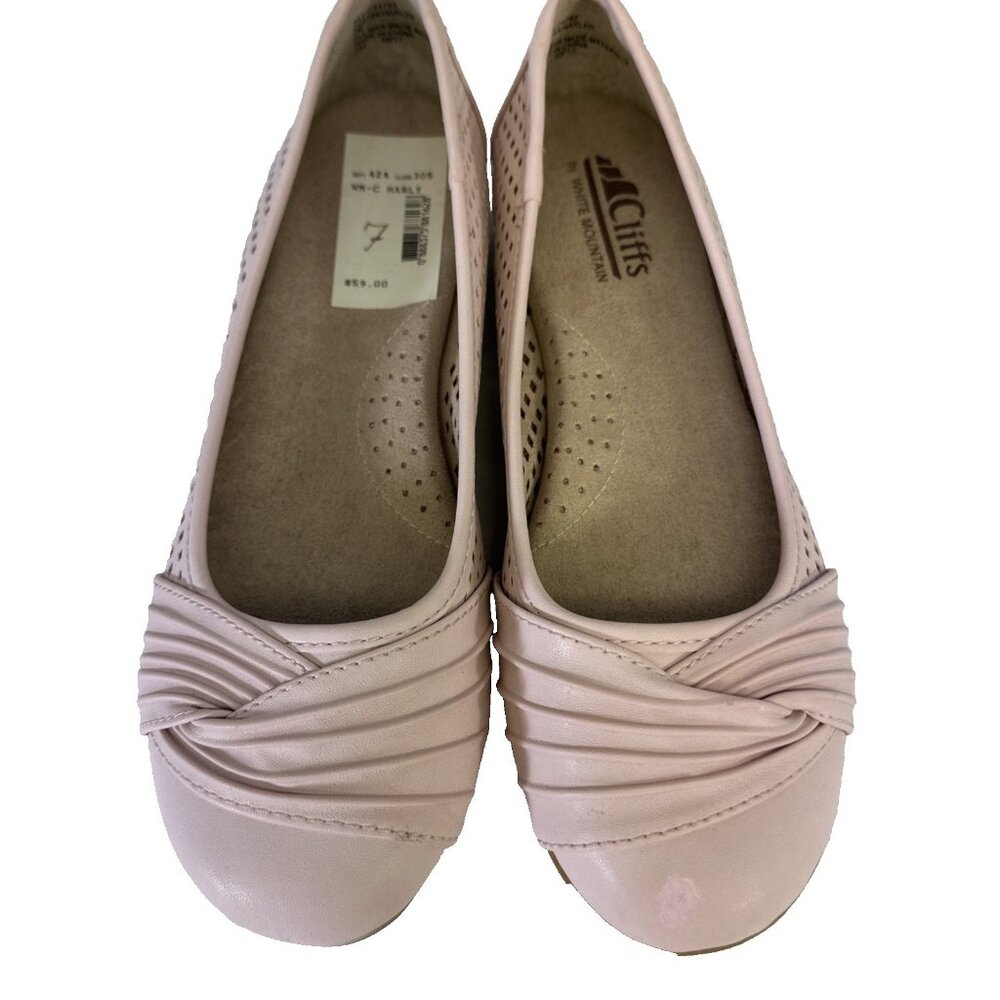 Cliffs By White Mountain Harlyn Pale Pink  - Clara Slip On Shoes Women's Size 7M